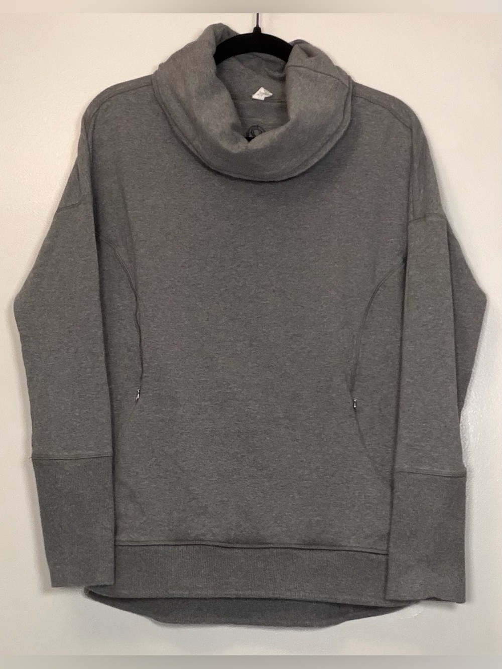 lululemon athletica Women’s Gray Cowlneck Funnel Sweater